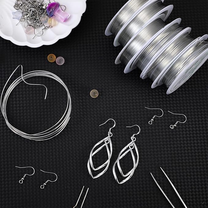 Mixweer 15 Pcs 5 Size Copper Wire 18 20 22 26 32 Gauge Tarnish Resistant - Image 3