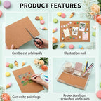 5 Pack Cork Sheet 1mm Adhesive Thin Cork Sheets 11.8 * 7.9 Inch Rectangle - Image 5
