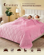 L'AGRATY Queen/King Size Weighted Blanket - Image 2