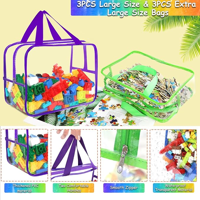6 Colors Large Toy Storage Bags - Image 3