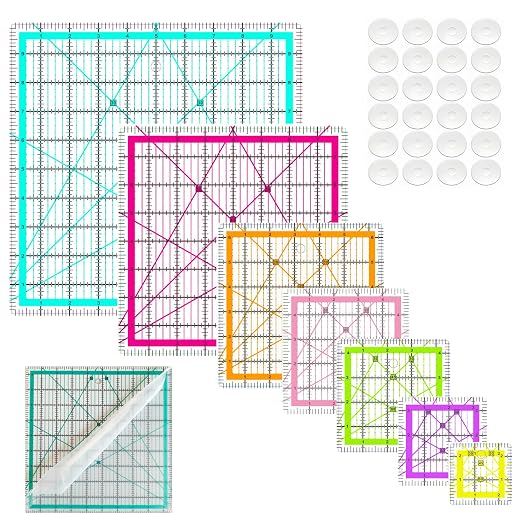 Quilting Rulers, 7 Square Quilting Ruler | Square Ruler by BUZHIFF