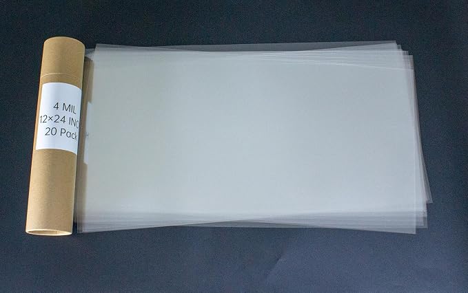 20PCS 4 Mil 12 X 24 Inch Clear Plastic Sheets, Blank Mylar Stencil Sheets - Image 8