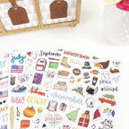 bloom daily planners Holiday Seasonal Planner Sticker Sheets - Image 5