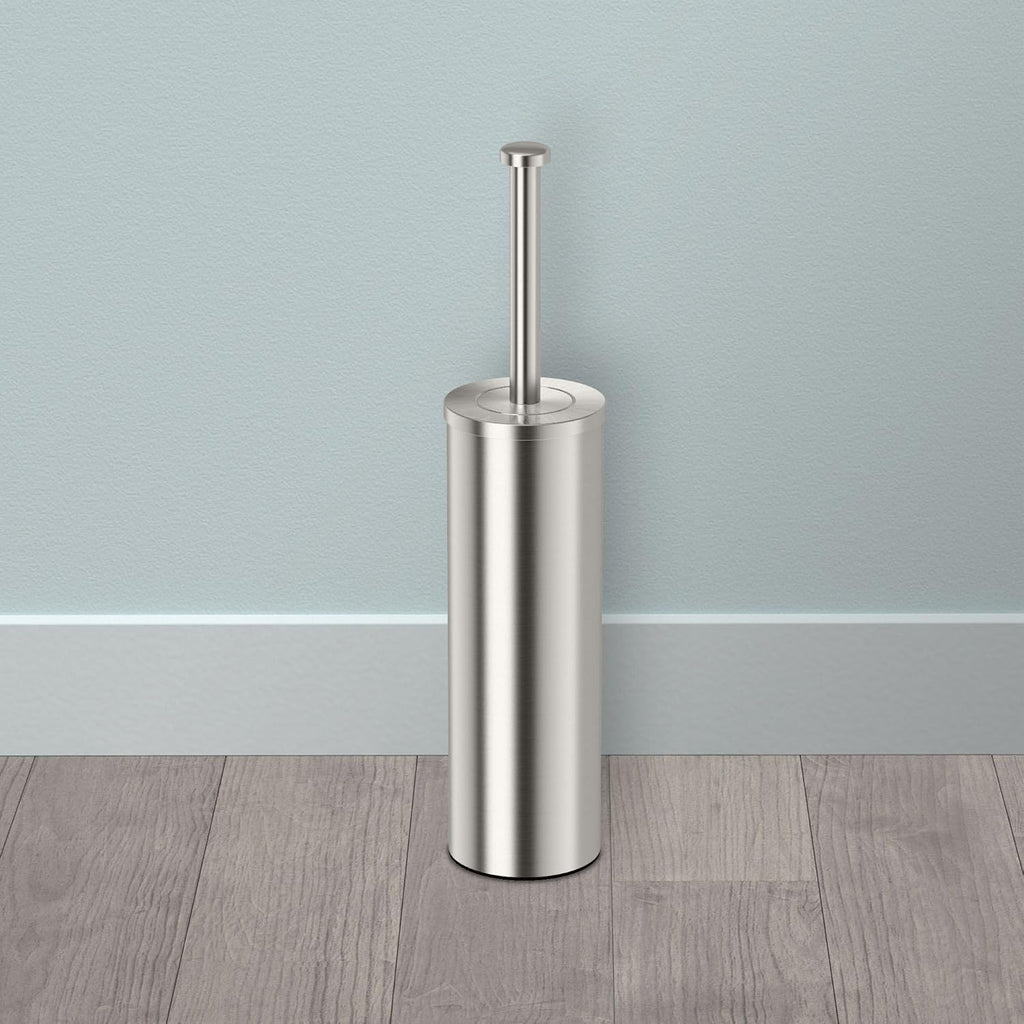 Gatco 1482 Latitude II Slender Toilet Brush Holder, Satin Nickel