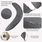 Pregnancy Pillow for Side Sleeping, 74 Inch C Shaped Long Body Pillow, Sleep - Image 4