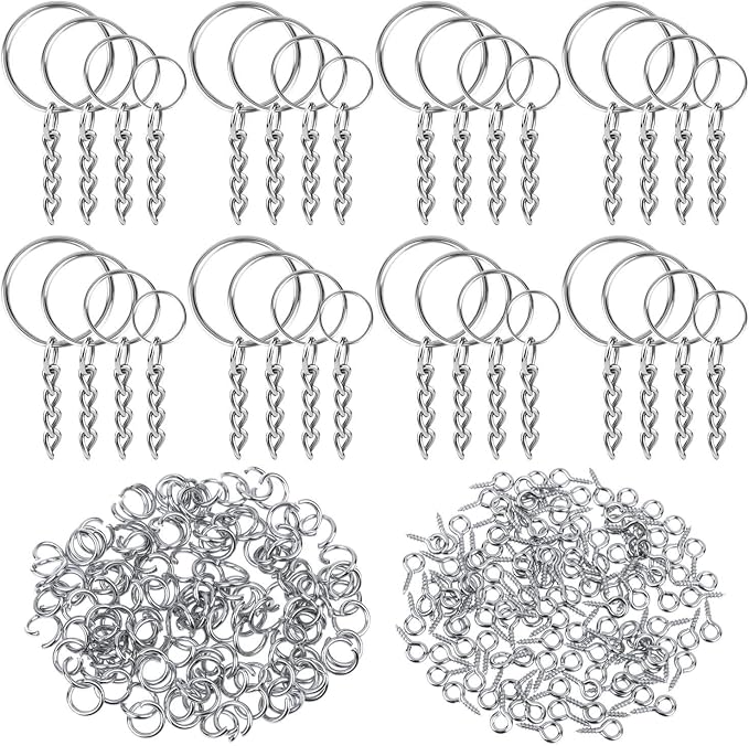 Key Chain Rings, Shynek 360Pcs Key Rings Bulk by shynek