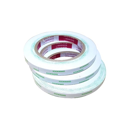 Double Sided Adhesive Tape for Craft 10mm25m-3pcs by Sookwang