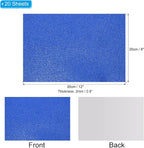 PATIKIL Dark Blue Shiny EVA Glitter Foam Sheet 11 x 8 Inch 2mm Thick - Image 2