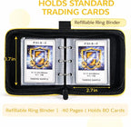 Mini Trading Card Binder Album, 1 Pocket Card Binder - Image 3