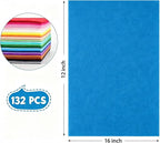 12x16Inch 132Pcs Felt Sheets for Crafts, 40 Colors Craft Supplies, 1mm Thick - Image 2