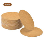 UXCELL 40 Pcs Self-Adhesive Cork Round - Image 3