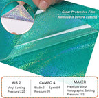 WRAPXPERT Holographic Green Permanent Vinyl - Image 3
