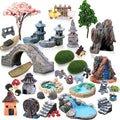 Fairy Garden Accessories Outdoor, 42 Zen Accessories, Miniature Decorations by CHAKANLX