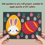 SALEMAR Sticky Glitter Foam Sheets, 20 Packs Thick Self-Adhesive Sparkle EVA - Image 4