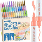 ARTISTRO 36 Pastel Acrylic Paint Markers by ARTISTRO