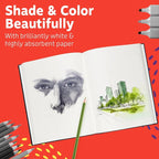 Artlicious Hardcover Sketch Book 2 Pack, 5.5" x 8" Black Drawing Books - Image 7