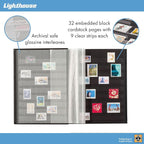 LIGHTHOUSE – “COMFORT” Padded Leather Cover Stockbook - Image 2
