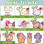 Eersida 32 Sets Easter Suncatcher Craft Kit, Easter Window Art Crafts - Image 4
