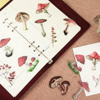 pengxiaomei 200 Pcs Floral Scrapbooking Vintage Stickers, Self-Adhesive Flowers - Image 6