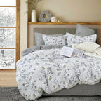 LEMIROE Floral Cotton Comforter Queen Size by LEMIROEBEDDING