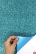 Allgala 12 Pack Glitter EVA Foam Paper 8 x 12inch Sheets-Turquoise Color by Allgala