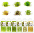 Warmtree 360 Pcs Static Grass Lowland Shrubs Tuft Terrain Model Kit by Warmtree