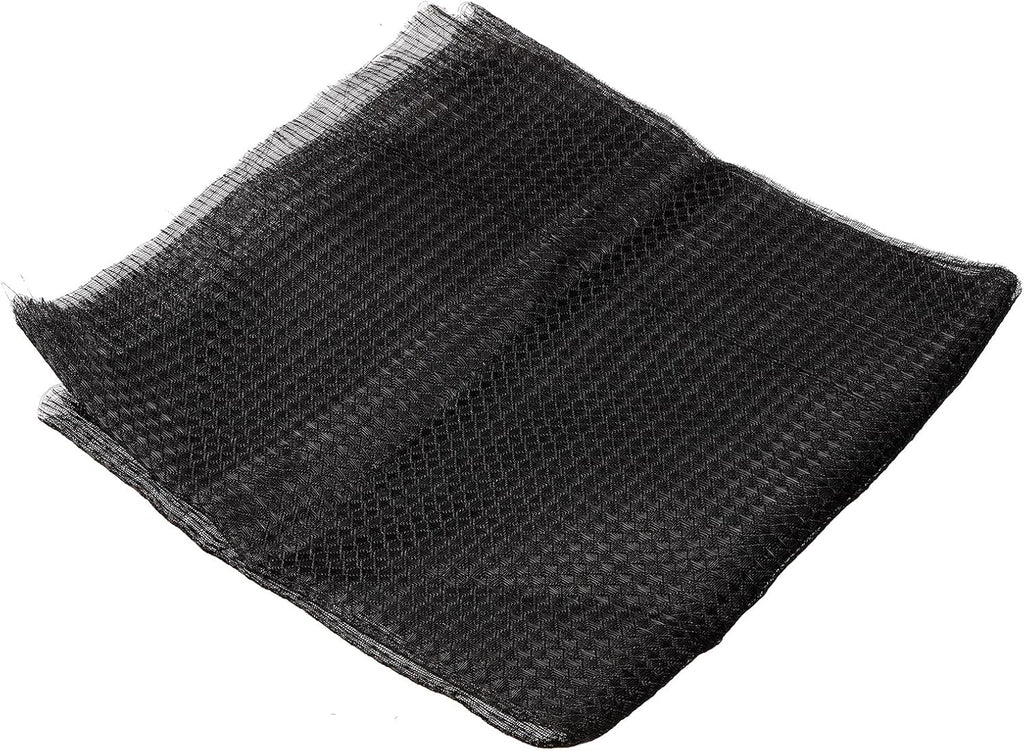 PATIKIL 47.2" x 23.6" Air Conditioner Air Filter Material, Plastic Dustproof Filtering Mesh Screen Replacement for Air Conditioning, Black