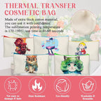 Legigo Blank Canvas Bag Zipper Pouch Makeup Bags Bulk - Image 3