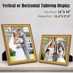 12×16 Picture Frame Gold - Image 2