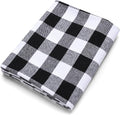Pico Textiles 15 Yards Bolt Black and White Buffalo Plaid Checkered Flannel by PicoTextiles