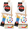 ESRICH Acrylic Paint Canvas Set, 52 Piece Professional Painting Supplies Kit by ESRICH