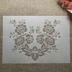 TIAMECH A4 Rose Branch Stencil for Painting | Reusable - Image 3