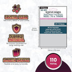 Sleeve Kings Standard Card Sleeves – 110 Count, Medium Square Size, Compatible - Image 4