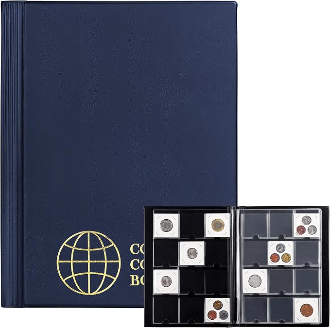 120 Pockets Collecting Album for 2x2 inches Coin Flip by UnclePaul