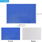 PATIKIL 30Sheets Dark Blue EVA Glitter Foam Sheet 11.8 x 7.9 Inch 2mm Thick - Image 2