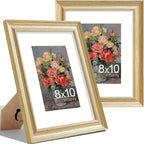 Vittanly 8x10 Picture Frames Set of 2, Ornate Vintage Photo Frame by Vittanly