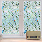 DKTIE Country Rustic Stain Glass Window Film by Dktie