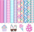 Tintnut Plaid Heat Transfer Vinyl, 10 Sheets 12"x10" Iron on Vinyl | Colorful by Tintnut