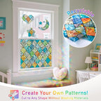 Sunbaby Window Privacy Film Stained Glass Decorative Rainbow Window Cling 3D - Image 4