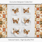 Cotton Patchwork Quilting Fabric Panel – 155×100 cm, 100% Cotton, Made in - Image 5