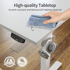 Agilestic Electric Standing Desk, 63 x 24 Inches Height Adjustable Desk - Image 5