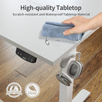 Agilestic Electric Standing Desk, 55 x 24 Inches Height Adjustable Desk - Image 5