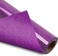 VinylRus Purple Glitter HTV Heat Transfer Vinyl Roll-12 x 10ft Purple Glitter by VinylRus