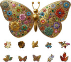 Mocfesk Wooden Puzzles for Adults, 206 Pieces | Unique Shaped Jigsaw Puzzles by Mocfesk
