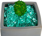 Glass Stones, 1Lb/460g Irregular Sea Glass Dercorative Rocks Non-Toxic - Image 2