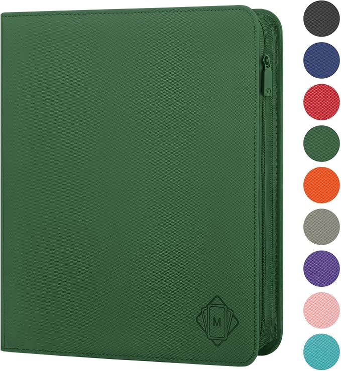 Premium Card Binder 12 Pocket for 720 Pockets Trading Card Binder, PU Zipper - Image 2