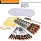 REXBETI 25Pcs Metal File Set, Premium Grade T12 Drop Forged Alloy Steel - Image 2