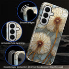 for Samsung Galaxy S26+ Case, Dandelion Stained Glass Pattern Glossy 2 in 1 - Image 2