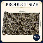 Leopard Print Bulletin Board Paper Roll Cheetah Bulletin Board Background Paper - Image 2