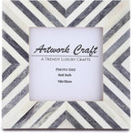Picture Photo Frame Chevron Herringbone Art Inspired Vintage Table-Top/Wall by ArtworkCraft